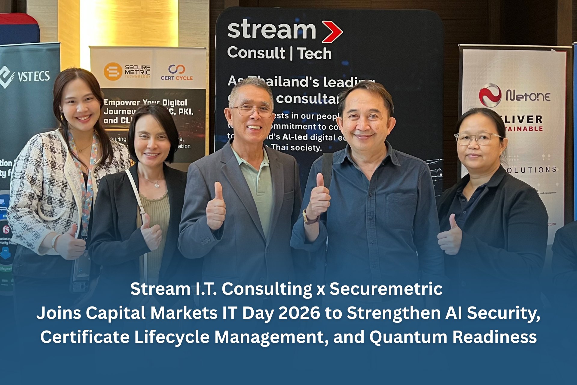 Stream I.T. Consulting x SecureMetric Joins Capital Markets IT Day 2026